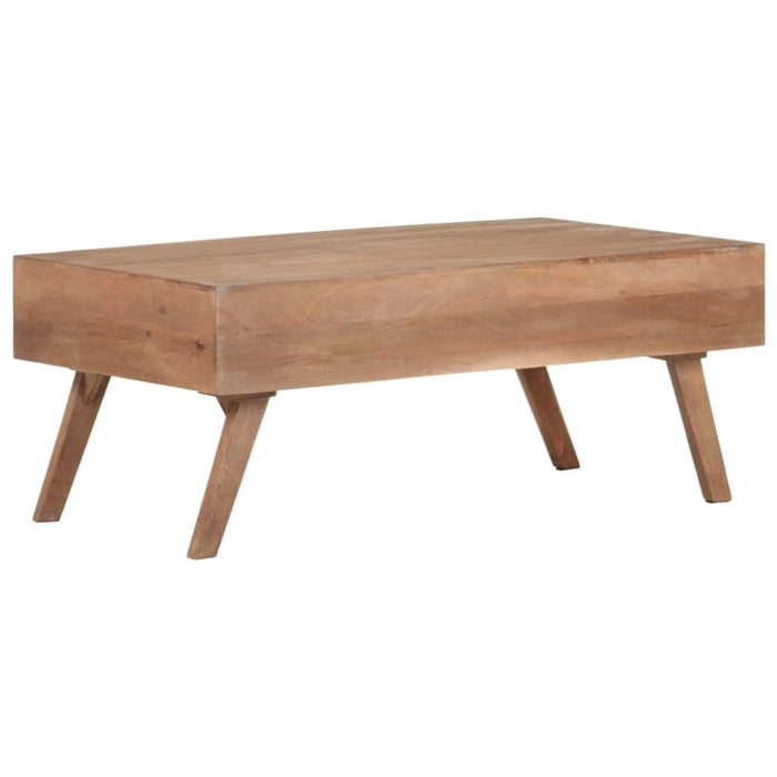 Coffee Table 100x60x40 Cm Solid Mango Wood Txtpkk