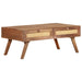 Coffee Table 100x60x40 Cm Solid Mango Wood Txtpkk