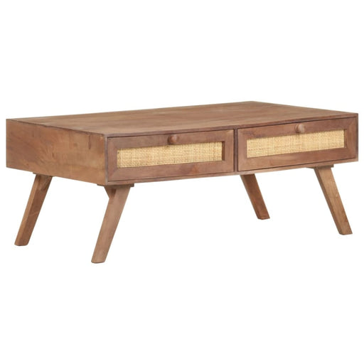 Coffee Table 100x60x40 Cm Solid Mango Wood Txtpkk