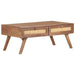 Coffee Table 100x60x40 Cm Solid Mango Wood Txtpkk