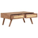 Coffee Table 100x60x40 Cm Solid Mango Wood Txtpkk
