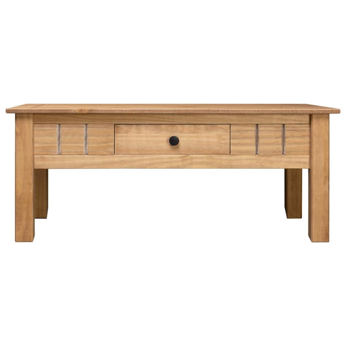 Coffee Table 100x60x45 Cm Solid Pine Wood Panama Range