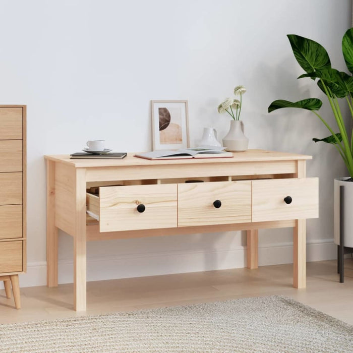 Coffee Table 102x49x55 Cm Solid Wood Pine Nxbkao