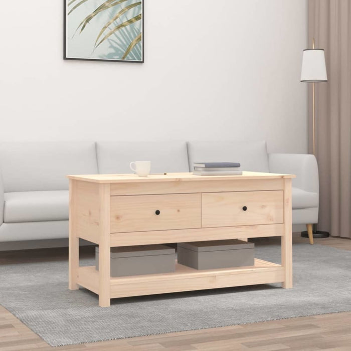 Coffee Table 102x49x55 Cm Solid Wood Pine Nxbkxo