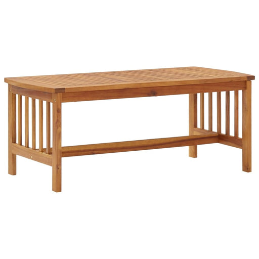Coffee Table 102x50x43 Cm Solid Acacia Wood Tobxpp
