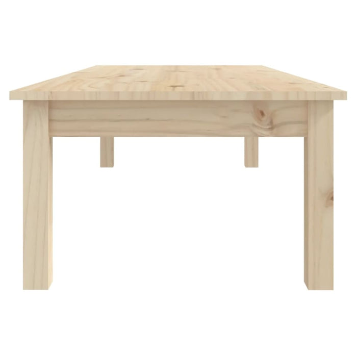 Coffee Table 110x50x30 Cm Solid Wood Pine Noaxta