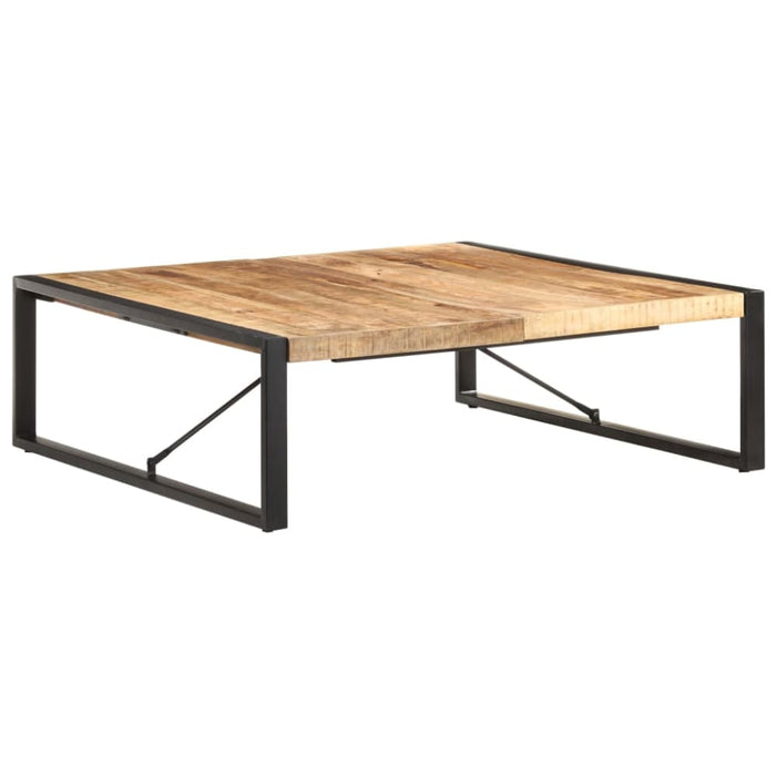 Coffee Table 120x120x40 Cm Solid Wood Mango Txopnb