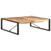 Coffee Table 120x120x40 Cm Solid Wood Mango Txopnb
