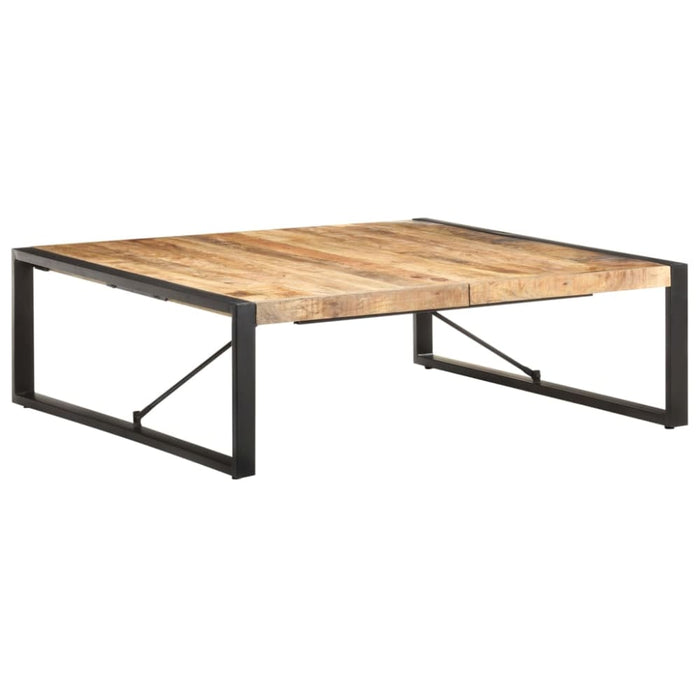 Coffee Table 120x120x40 Cm Solid Wood Mango Txopnb