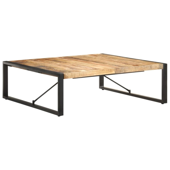 Coffee Table 120x120x40 Cm Solid Wood Mango Txopnb