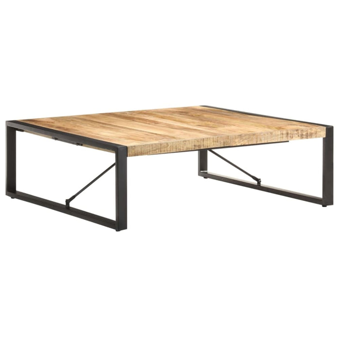 Coffee Table 120x120x40 Cm Solid Wood Mango Txopnb