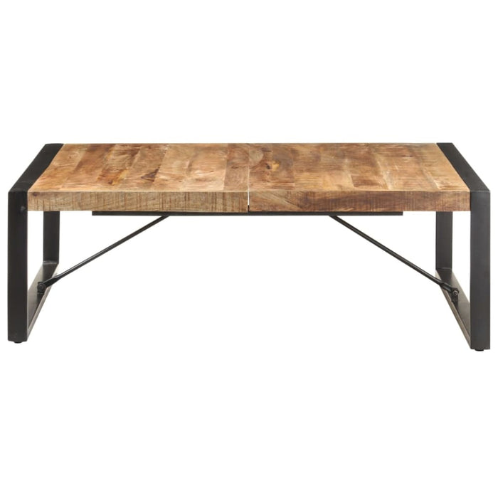 Coffee Table 120x120x40 Cm Solid Wood Mango Txopnb