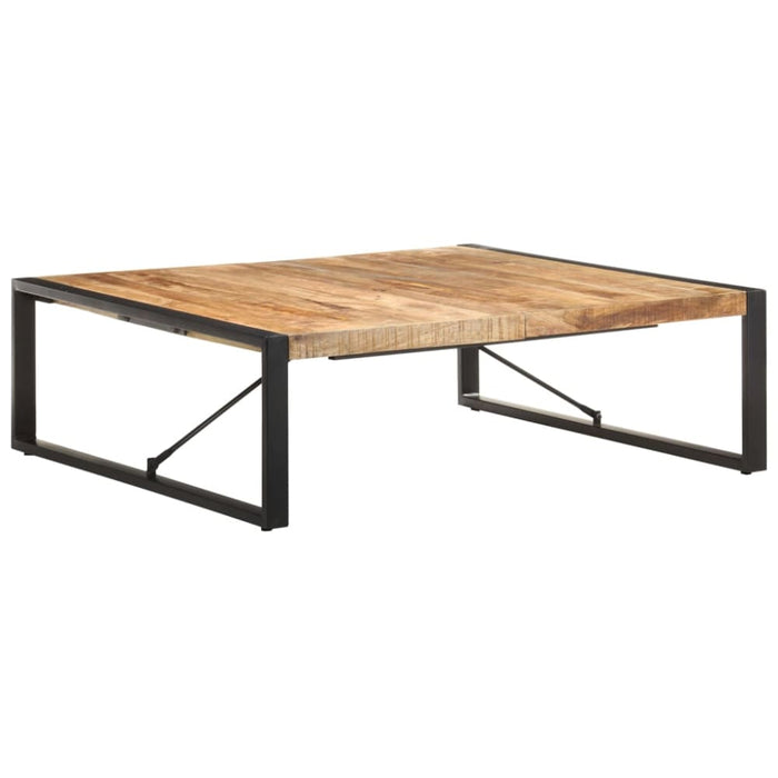Coffee Table 120x120x40 Cm Solid Wood Mango Txopnb