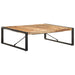 Coffee Table 120x120x40 Cm Solid Wood Mango Txopnb
