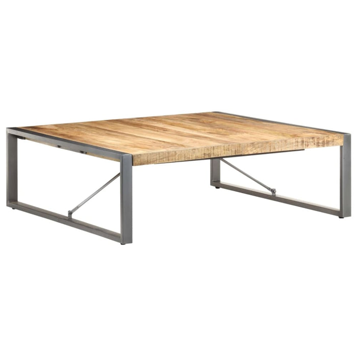 Coffee Table 120x120x40 Cm Solid Wood Mango Txopnt