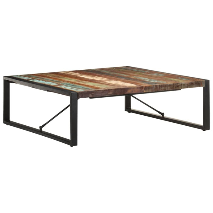 Coffee Table 120x120x40 Cm Solid Wood Reclaimed Txopno