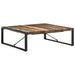Coffee Table 120x120x40 Cm Solid Wood Reclaimed Txopno