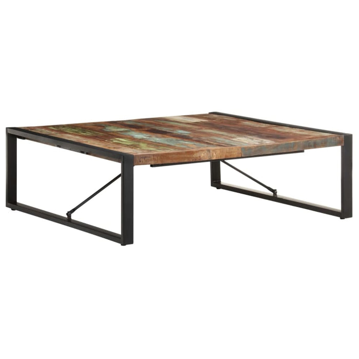 Coffee Table 120x120x40 Cm Solid Wood Reclaimed Txopno