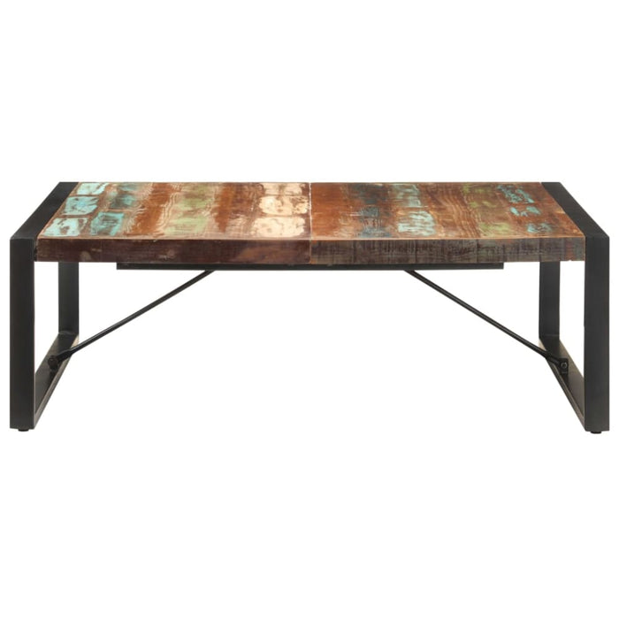 Coffee Table 120x120x40 Cm Solid Wood Reclaimed Txopno