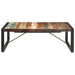 Coffee Table 120x120x40 Cm Solid Wood Reclaimed Txopno