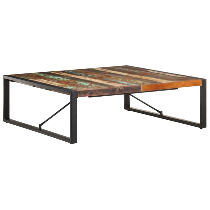 Coffee Table 120x120x40 Cm Solid Wood Reclaimed Txopno