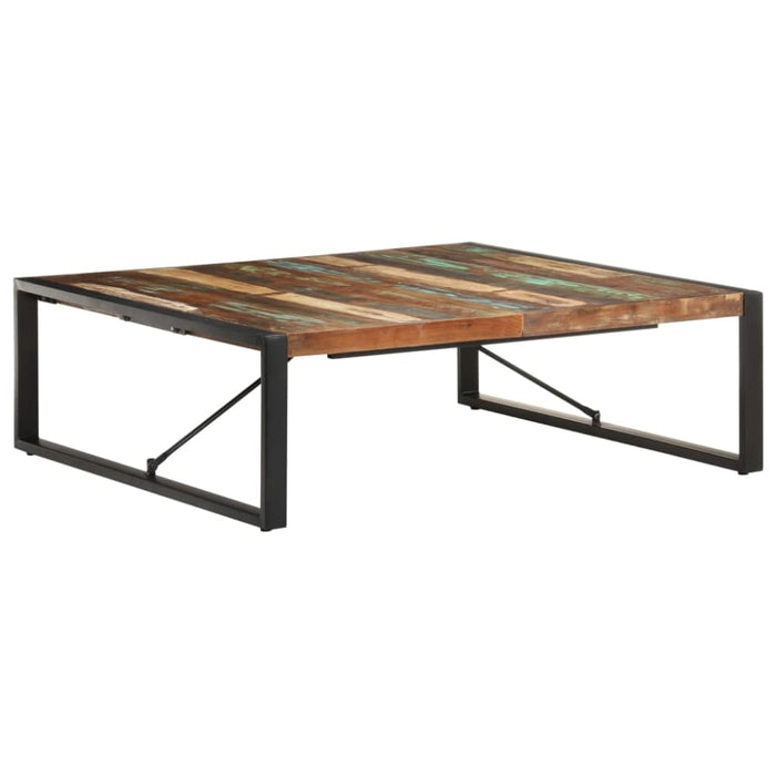 Coffee Table 120x120x40 Cm Solid Wood Reclaimed Txopno