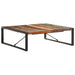 Coffee Table 120x120x40 Cm Solid Wood Reclaimed Txopno