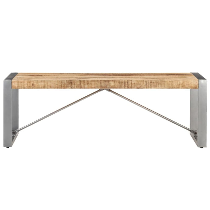 Coffee Table 120x60x40 Cm Rough Mango Wood Txoptn