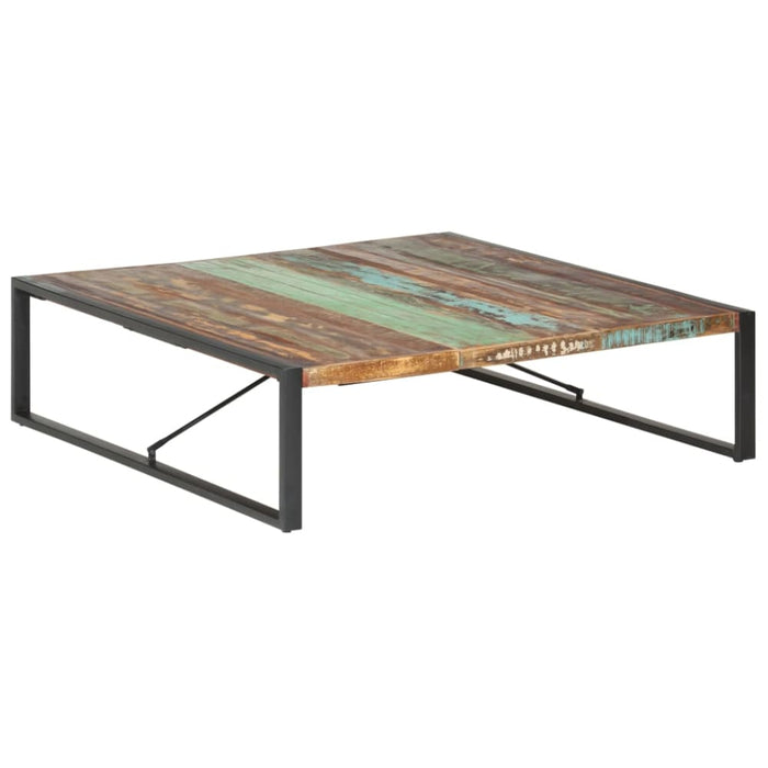 Coffee Table 140x140x40 Cm Solid Wood Reclaimed Txopii