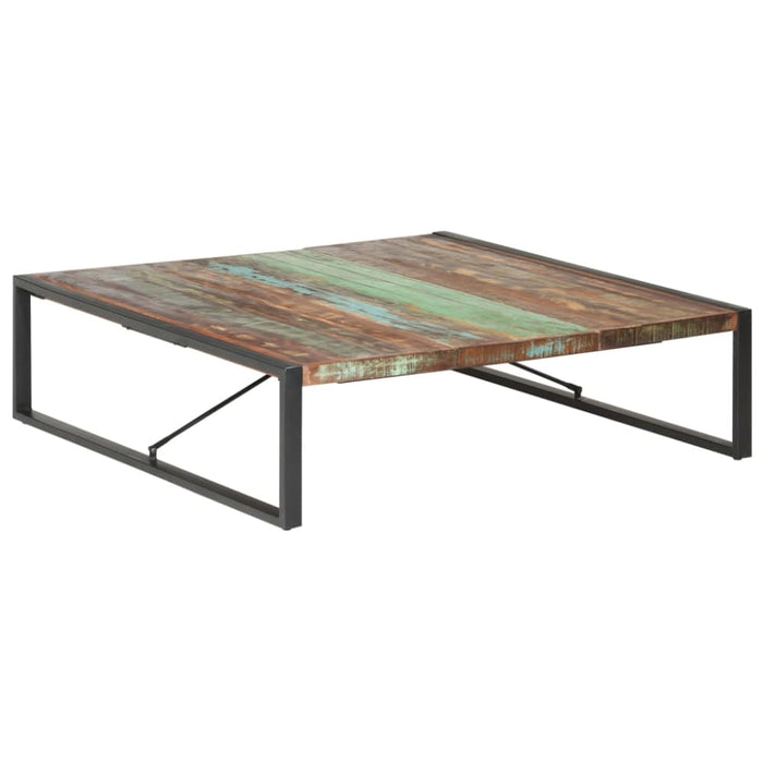 Coffee Table 140x140x40 Cm Solid Wood Reclaimed Txopii