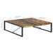 Coffee Table 140x140x40 Cm Solid Wood Reclaimed Txopii