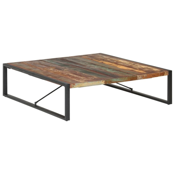 Coffee Table 140x140x40 Cm Solid Wood Reclaimed Txopii