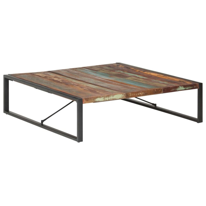 Coffee Table 140x140x40 Cm Solid Wood Reclaimed Txopii