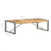 Coffee Table 140x70x40 Cm Solid Wood Mango Txopni