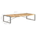 Coffee Table 180x90x40 Cm Solid Wood Mango Txopko