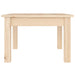 Coffee Table 45x45x30 Cm Solid Wood Pine Noaxxa