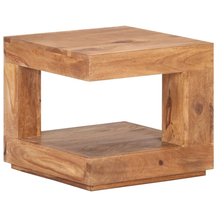 Coffee Table 45x45x40 Cm Solid Wood Acacia Txbxbb
