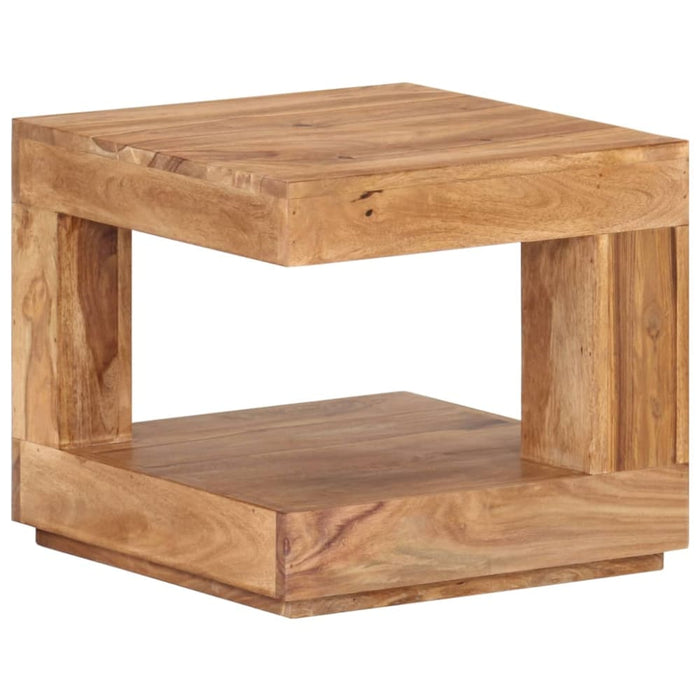 Coffee Table 45x45x40 Cm Solid Wood Acacia Txbxbb