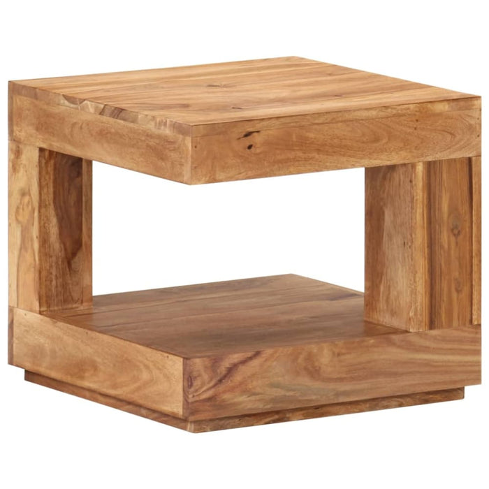Coffee Table 45x45x40 Cm Solid Wood Acacia Txbxbb