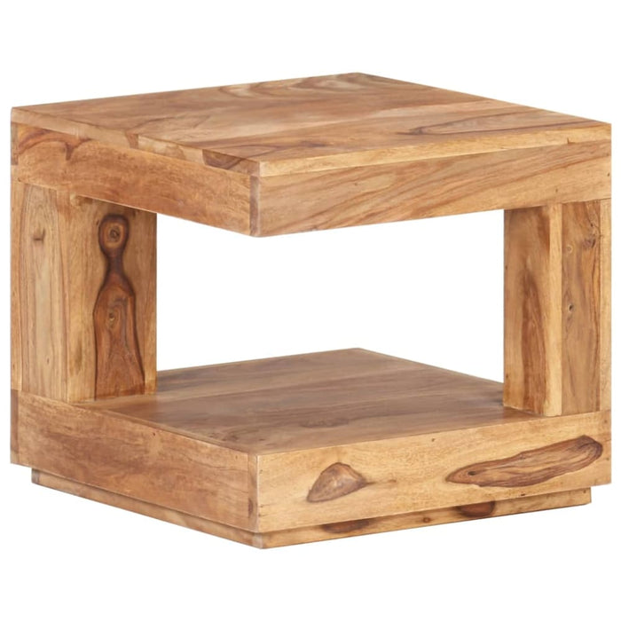 Coffee Table 45x45x40 Cm Solid Wood Acacia Txbxbb