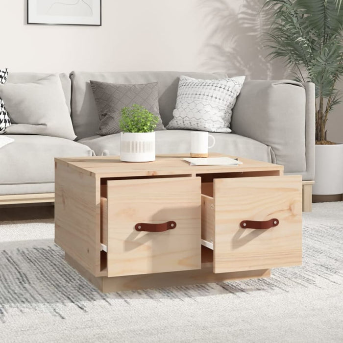 Coffee Table 60x53x35 Cm Solid Wood Pine Nxbkll