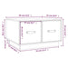Coffee Table 60x53x35 Cm Solid Wood Pine Nxbkll