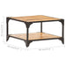 Coffee Table 60x60x35 Cm Solid Mango Wood Txoika