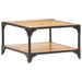 Coffee Table 60x60x35 Cm Solid Mango Wood Txoika