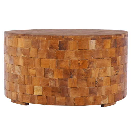 Coffee Table 60x60x35 Cm Solid Teak Wood Xnnnoo