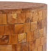 Coffee Table 60x60x35 Cm Solid Teak Wood Xnnnoo