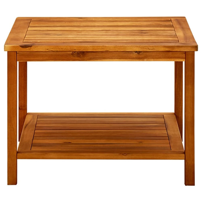 Coffee Table 60x60x45 Cm Solid Acacia Wood Tolabt