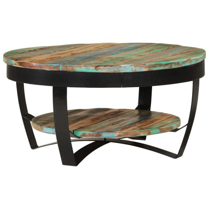 Coffee Table 65 Cm Solid Reclaimed Wood Xaalia