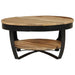 Coffee Table 65 Cm Solid Rough Mango Wood Xaalip