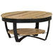 Coffee Table 65 Cm Solid Rough Mango Wood Xaalip